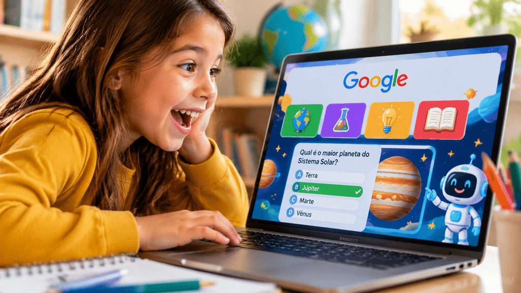 Jogos educativos do Google: como usar quizzes e atividades digitais para aprender brincando